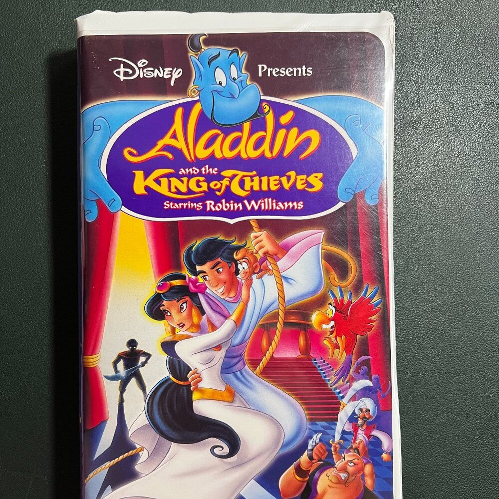 Disney VHS – Aladdin and the King of Thieves (1996) – #4609-1 – Vintage Sequel